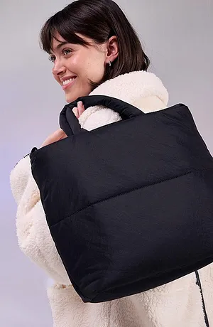 Damen - Shopper - schwarz