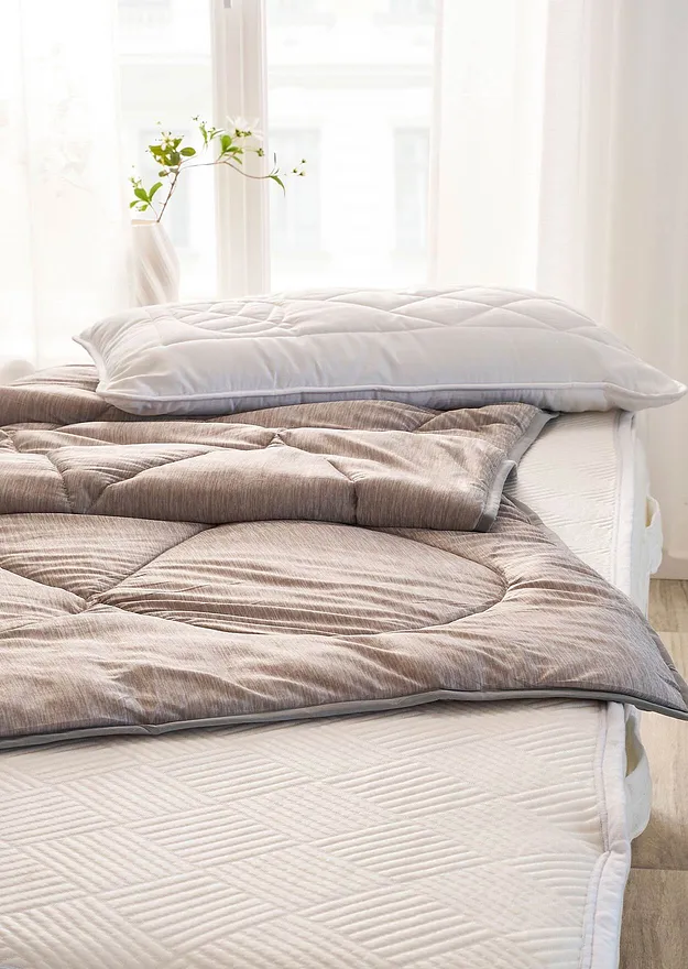 Maison & Jardin - Couette rafraîchissante - gris clair