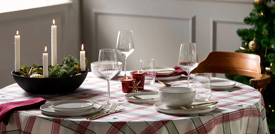 Wohnen - Geschirr-Set (12-tlg. Set) - graugrün