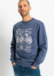 Sweatshirt mit Biker-Print, John Baner JEANSWEAR