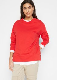 Sweatshirt mit Seitenschlitzen, langarm, bpc bonprix collection