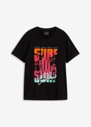 T-Shirt aus Bio Baumwolle, Slim Fit, RAINBOW
