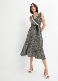 bedrucktes Satin-Kleid aus recyceltem Polyester, BODYFLIRT