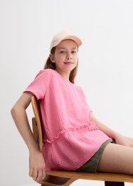 Mädchen Musselin-Bluse aus Baumwolle, bpc bonprix collection