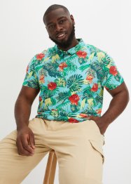 Poloshirt mit Resortkragen, Kurzarm aus Bio-Baumwolle, RAINBOW