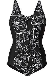 Light Shape-Badeanzug mit V-Ausschnitt, bonprix Light Shape-Badeanzug mit V-Ausschnitt, bonprix