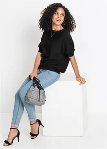 Pull en fine maille de coton mélangé, bonprix Pull en fine maille de coton mélangé, bonprix