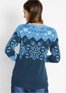 Pullover mit Norwegermuster, bonprix Pullover mit Norwegermuster, bonprix