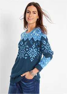 Pullover mit Norwegermuster, bonprix Pullover mit Norwegermuster, bonprix