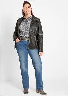 Straight-Jeans Mid Waist, Stretch, bonprix Straight-Jeans Mid Waist, Stretch, bonprix