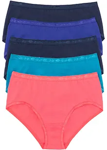 Lot de 5 slips Maxi, bonprix Lot de 5 slips Maxi, bonprix