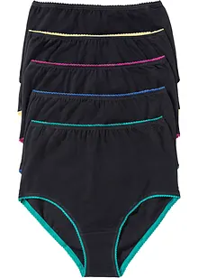 Lot de 5 slips taille haute, bonprix Lot de 5 slips taille haute, bonprix