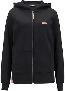 Sweat zippé à capuche, 100% coton, bonprix Sweat zippé à capuche, 100% coton, bonprix
