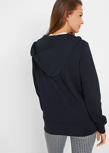 Sweat zippé à capuche, 100% coton, bonprix Sweat zippé à capuche, 100% coton, bonprix
