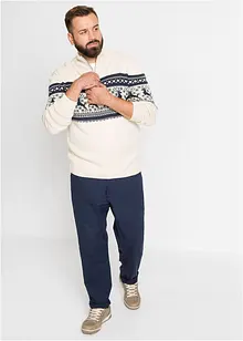 Norweger-Pullover mit Troyerkragen, bonprix Norweger-Pullover mit Troyerkragen, bonprix