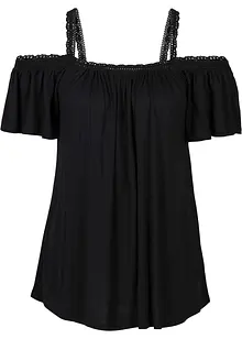 Cold-Shoulder-Shirt aus softer Viskose, bonprix Cold-Shoulder-Shirt aus softer Viskose, bonprix