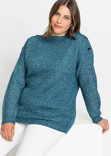 Pullover mit Knöpfen, bonprix Pullover mit Knöpfen, bonprix