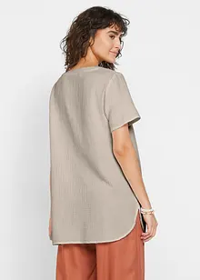 Musselin Long-Tunika aus reiner Baumwolle, bonprix Musselin Long-Tunika aus reiner Baumwolle, bonprix