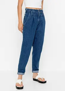 Jean mom extensible, taille haute, bonprix Jean mom extensible, taille haute, bonprix