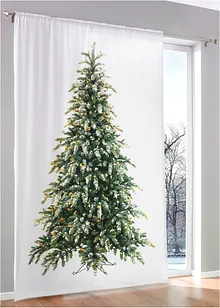 Rideau LED à imprimé sapin de Noël (1 pce), bonprix Rideau LED à imprimé sapin de Noël (1 pce), bonprix