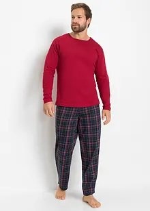 Pyjama aus reiner Bio-Baumwolle mit langen Ärmeln., bonprix Pyjama aus reiner Bio-Baumwolle mit langen Ärmeln., bonprix