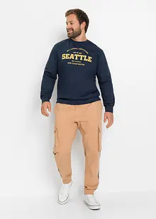 Sweatshirt (2er Pack) aus reiner Bio-Baumwolle, bonprix Sweatshirt (2er Pack) aus reiner Bio-Baumwolle, bonprix