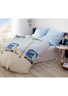 Bettwäsche mit Auto und Palmen am Strand, bonprix Bettwäsche mit Auto und Palmen am Strand, bonprix