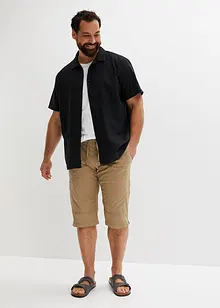 Kurzarmhemd aus luftigem Leinen-Mix, Loose Fit, bonprix Kurzarmhemd aus luftigem Leinen-Mix, Loose Fit, bonprix