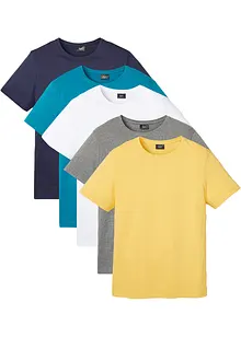 Lot de 5 T-shirts, bonprix Lot de 5 T-shirts, bonprix