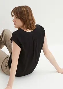 Blouse manches courtes en viscose fluide, bonprix Blouse manches courtes en viscose fluide, bonprix