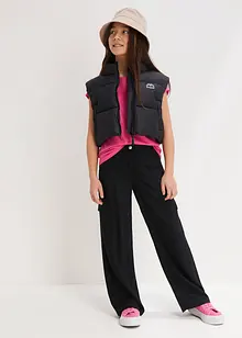 Weite Cargohose aus fließender Viskose, bonprix Weite Cargohose aus fließender Viskose, bonprix