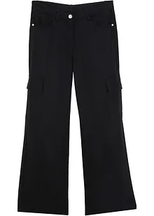 Weite Cargohose aus fließender Viskose, bonprix Weite Cargohose aus fließender Viskose, bonprix