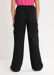 Weite Cargohose aus fließender Viskose, bonprix Weite Cargohose aus fließender Viskose, bonprix