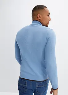 Troyer Pullover mit recycelter Baumwolle, bonprix Troyer Pullover mit recycelter Baumwolle, bonprix