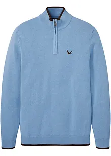 Troyer Pullover mit recycelter Baumwolle, bonprix Troyer Pullover mit recycelter Baumwolle, bonprix