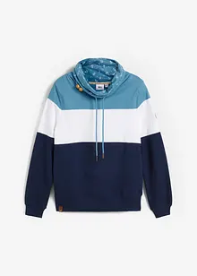 Sweat 100% coton à col imprimé, bonprix Sweat 100% coton à col imprimé, bonprix