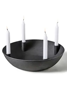 Bougeoir en forme de coupelle avec 4 porte-bougies, bonprix Bougeoir en forme de coupelle avec 4 porte-bougies, bonprix