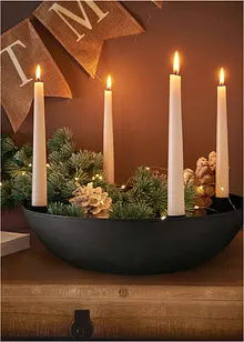 Bougeoir en forme de coupelle avec 4 porte-bougies, bonprix Bougeoir en forme de coupelle avec 4 porte-bougies, bonprix