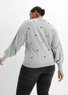 Pull en fine maille de viscose mélangée, bonprix Pull en fine maille de viscose mélangée, bonprix