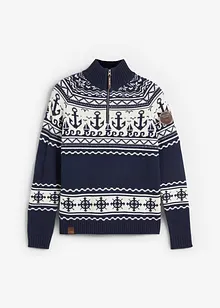 Maritimer Norweger-Pullover, bonprix Maritimer Norweger-Pullover, bonprix