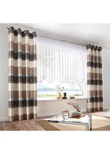 Bogenstore mit Satinband und recyceltem Polyester, bonprix Bogenstore mit Satinband und recyceltem Polyester, bonprix