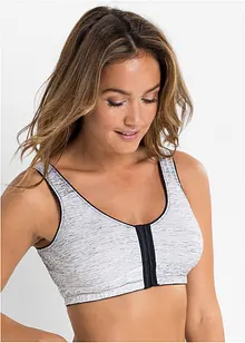 Vorderverschluss-BH ohne Bügel mit Bio-Baumwolle (2er-Pack), bonprix Vorderverschluss-BH ohne Bügel mit Bio-Baumwolle (2er-Pack), bonprix