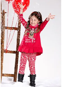 Langarmshirt+ Leggings aus reiner Bio-Baumwolle (2-tlg. Set), bonprix Langarmshirt+ Leggings aus reiner Bio-Baumwolle (2-tlg. Set), bonprix