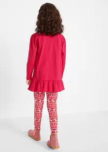 Langarmshirt+ Leggings aus reiner Bio-Baumwolle (2-tlg. Set), bonprix Langarmshirt+ Leggings aus reiner Bio-Baumwolle (2-tlg. Set), bonprix