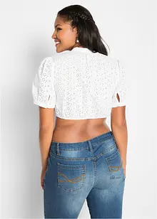 Dirndlbluse mit Lochspitze, bonprix Dirndlbluse mit Lochspitze, bonprix