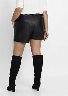 Kurze Lederimitat-Shorts, bonprix Kurze Lederimitat-Shorts, bonprix