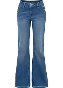 Jean bootcut, taille mi-haute, bonprix Jean bootcut, taille mi-haute, bonprix