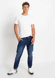 Regular Fit Jeans-Jogger mit Komfortbund, Straight, bonprix Regular Fit Jeans-Jogger mit Komfortbund, Straight, bonprix
