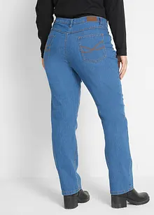 Jean droit taille mi-haute, extensible, bonprix Jean droit taille mi-haute, extensible, bonprix
