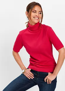Pull col roulé à manches courtes, bonprix Pull col roulé à manches courtes, bonprix